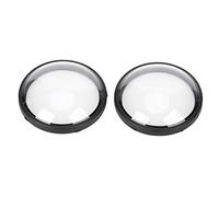 Zerodis Cubierta de Lente de Cámara Deportiva 2pcs, Tapas Protectores Anti -Scratch HD Vidrio óptico con Marco de Metal para Accesorios de Cámara de Acción