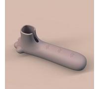 Zerodis Cubierta de Tiras de Parachoques, Funda Protectora Diseñada con Garra para Reducción de Ruido, Fácil de Instalar para Manijas de Puertas Rectas, Manija de Puerta de Silicona (Café)
