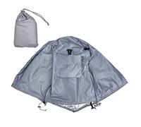 Zerodis Cubierta para Jaula para Mascotas, Tela Oxford, Cubierta Protectora para Jaula para Mascotas con 2 Puertas Enrollables, Diseño de Cortina Protectora de Bloqueo, Cubiertas para (Grey)