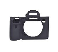 Zerodis Cubierta Protectora de la Caja de la Cámara de Silicona, Diseñada con Fácil Acceso a los Botones de Control sin Eliminar la Caja, para A7 III, A7R3, A7 Mark III, A7M3 (Black)
