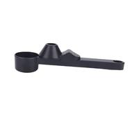 Zerodis Cuchara de Café Cuchara Medidora de Polvo Reutilizable con Extendido Colgante a Prueba de Derrames para Verter sobre la Organización de Almacenamiento de Cocina 2 Piezas Embudo de de Café