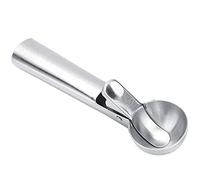 Zerodis Cuchara para Helado de Acero Inoxidable para el Hogar de 7 Pulgadas con Mecanismo de Liberación de Resorte Cuchara para Crema y Bola de Sandía Adecuada para Servir Postres de