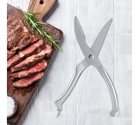 Zerodis Cuchillos de Acero para Aves de Corral, Tijeras de Cocina, Tijeras para Cortar Huesos de Pollo para Cualquier Carne, Pescado, Mariscos, Barbacoa Profesional de Acero Inoxidable (embalaje de