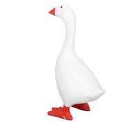 Zerodis Decoración de Ganso de Escritorio, Llavero Magnético de Ganso, Estatua de Ganso de Resina con Fuerte Pico Magnético, Divertida Decoración de Escritorio para el Hogar, Oficina, (Sin Basa)