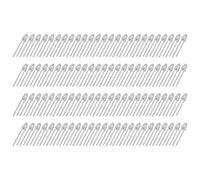 Zerodis Diodo LED de 100 Piezas, Colores Brillantes de Baja Potencia de 3 Mm para Proyectos de Bricolaje, Luces LED de Ahorro de Energía para Pantallas y Placas de Circuito (pelo blanco amarillo)