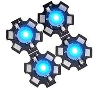 Zerodis Diodos de Emisores de Lámparas LED Brillantes, bajo Consumo de Energía, para Luces LED de Techo, Luces Decorativas, Iluminación Arquitectónica, 25 Piezas Basadas en Aluminio (455-460 nm)
