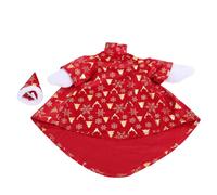 Zerodis Disfraz de Ganso de Porche, Traje Navideño con Sombrero, Decoración Festiva para Ganso de Jardín de Cemento de 23 Pulgadas, Diseño de Estampado en Caliente de Colores Brillantes para