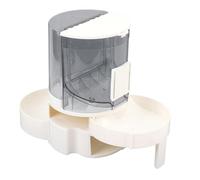 Zerodis Dispensador de Comida para Mascotas, Dispensador Automático de Golosinas para Perros, Estación de Agua y Comida de Doble Capa, Capacidad de 1,3 L, Separado en Seco y Húmedo para Perros Gatos