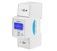 Zerodis Dispositivos de Compensación de Energía Medidor de Energía, Tecnología Microelectrónica, Pantalla Clara de Consumo de, Ideal para Uso Doméstico e Industrial 5-80A 230V LCD Digital
