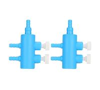 Zerodis Divisor de Aire para Pecera, 2 Piezas Conectores Adaptadores de Bomba de Oxígeno Distribuidor de Tubería de Aire Acuario para Accesorios de Acuario Bombas para Pecera(#1)