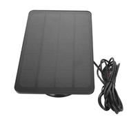 Zerodis Electrónica para el Hogar Panel de Carga Eficiente para Timbre de Vídeo 3 y 4 Plus, Potencia de 10W para Uso en Exteriores, Cargador de Cámara con Panel Solar (CSP4W-U-B)