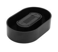 Zerodis Enjuagadora de Recortadora de Barba, Herramienta Limpiadora de Plástico para Cortadora Manual, Tecnología de Ahorro de Agua para Uso Doméstico y Exterior (BLACK)