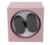 Zerodis Enrollador Automático de Reloj con Luces LED Diseño de Linterna Vertical Chip Inteligente de Tercera Generación Motor Silencioso 2 Velocidades para Relojes Automáticos (Rosado)