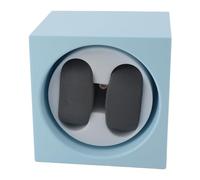 Zerodis Enrollador Automático de Reloj con Luces LED Diseño de Linterna Vertical Chip Inteligente de Tercera Generación Motor Silencioso 2 Velocidades para Relojes Automáticos (Azul Claro)