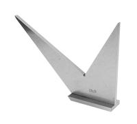 Zerodis Escuadra de Inglete Multiángulo, Acero Al Carbono Inoxidable 30 45 90 120 Grados DIN 875/2 Regla de Medición de Múltiples ángulos 3D con Base Estable para Ingenieros