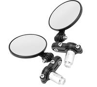 Zerodis Espejo de Manubrio de Bicicleta Ajustable | Espejo plegable para manillar de bicicleta para viajeros urbanos Materiales de primera calidad ajustables para mayor