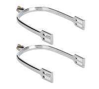 Zerodis Espuelas para Caballos Aleación de Zinc Accesorio para Montar a Caballo de Estilo inglés Suministro de Vida al Aire Libre con Rowel de Cobre Giratorio