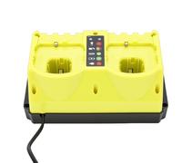 Zerodis Estación de Carga de Batería de Litio, Cargador de Doble Puerto con Indicador LED, Protección contra Sobrecarga para P117 P118 P119, Compacto Seguro Rápido