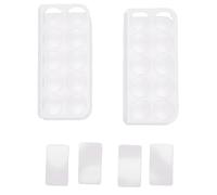Zerodis Estuche de Péptidos para Refrigerador, 2 uds., 10 Ranuras, Soporte para Vial Acrílico, Organizador Transparente para el Cuidado de los Diabéticos para Refrigerador