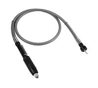 Zerodis Extensión de eje de taladro flexible, eje flexible con diámetro de sujeción de portabrocas sin llave M8 de 3,2 mm, herramienta rotativa de accesorio de amoladora