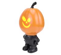 Zerodis Figura de Calabaza Interactiva de Proyección, Figura de Calabaza Que Habla con Espectáculo de Luces Incorporado, Función de Cantar y Hablar para Decoración Navideña y Reuniones