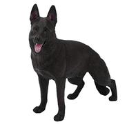 Zerodis Figuras de Acción Juguetes Modelo Adorno Escultura Realista de PVC para Decoración del Hogar para Amantes de los Perros y Coleccionistas Perro Pastor Alemán (884)