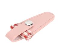 Zerodis Funda de Tijeras de Cuero PU, Cubierta Protectora de Tijeras de Bordado, 2,9x1,3 Pulgadas, Protector de Costura Artesanal Multiusos (#16)