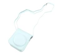 Zerodis Funda para cámara instantánea de poliuretano para 12 cámaras, con correa de hombro ajustable, para entusiastas de la fotografía (verde)