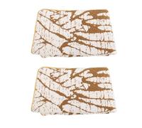 Zerodis Fundas de Almohada de Poliéster, 2 uds., Fundas de Almohada para Salón, sofá, Silla, Color Amarillo, Blanco Cálido, Suave y Transpirable (50,8x30,5 cm/20x12 Pulgadas)