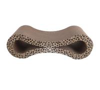 Zerodis Gato Scratcher Lounge duradero cartón ondulado rasguño para proteger los muebles de todos los gatos (color leopardo)
