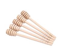 Zerodis Gotero de Miel, Rociador de Miel de Madera, 24 Piezas, Palitos de Madera con Ranuras Múltiples, 8 Cm, 10 Cm, 10,5, 16, para té, Pan, Galletas, Jarabe, Chocolate, Uso en la Cocina (16cm)