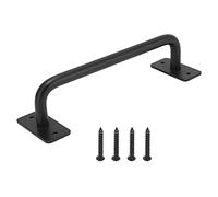Zerodis H les Diseño de Sarga Superficie Esmerilada Mate Resistente y Duradera para Puerta, Cobertizo, Garaje, Puerta Corredera de Granero, Gabinete con Manija de de Acero Al Carbono de Estilo