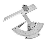 Zerodis Herramienta de Medición de ángulo de Transportador de Bisel Universal Regla de 0-320 Grados de Acero Al Carbono para Medición de Precisión en Carpintería y Metalurgia