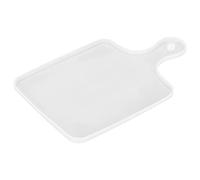 Zerodis Herramientas de Artesanía Tabla para Cortar Queso con Asas Agujeros para el Hogar Tabla para Servir Frutas Bandeja para Refrigerios Posavasos Hecho de Material de Silicona Bandeja de