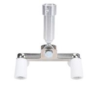 Zerodis Herramientas de Cinta Columbia, Rodillo de Esquina para Acabado de Esquinas de Paredes, Construcción de Paneles de Yeso, Exprimidor de Lodo Roscado de 1/2 Pulgada