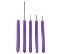 Zerodis Herramientas Ranuradas para Quilling de Papel, 5 Piezas de Diferentes Tamaños, Kit de Herramientas para Rizar Papel, Bolígrafo Enrollador de Papel, Manualidades de Papel,