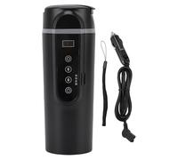 Zerodis Hervidor Eléctrico para Automóvil, Caldera de Agua Portátil de Viaje de 500 Ml, Taza Calentada con Ajuste Automático de Temperatura para té, café, Leche en Automóvil, Camión,