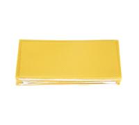 Zerodis Hojas de Cera para Colmena de Abejas 30 Unidades, Color Amarillo 19.5 x 41.5 cm, Material Natural para Apicultura y Extracción de Miel
