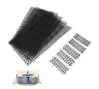 Zerodis Hojas de Lona de Malla de Plástico, 20 Piezas de Tamaños Grandes y Pequeños, Malla de Ojo para Manualidades con Bordes Lisos, Plantilla para Hacer Carteras para Proyectos de