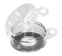 Zerodis Indicadores de Botones Interruptor de Botón de Parada de Emergencia Cubierta Protectora de PC Transparente para Panel de Control Eléctrico Protector de Interruptor de Llave de 22 Mm