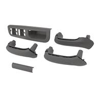 Zerodis Interiores Automotrices Bisel del Interruptor Material ABS Incluye Manijas de Puerta Interior para Mk4 1999-2004 Ventana Principal Delantera Izquierda (GREY)