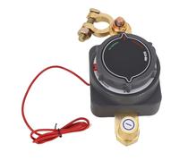 Zerodis Interruptor Aislador de BateríA, Nailon 66 y Plata Chapada en Cobre, Pantalla de Voltaje en Tiempo Real, 250 A Continuo, Ideal para Automóviles, Vehículos Recreativos, Yates, Camiones