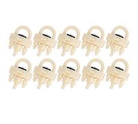 Zerodis Interruptor de Bebedero para Pollos de 10 Piezas, Válvula Automática de Plástico en Forma de U para de Bebedero de Aves de Corral de 3,1 X 2,4 X 1,8 Pulgadas, Adecuado para Las Necesidades
