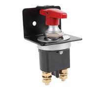 Zerodis Interruptor de Desconexión de la Batería 300A, Instalación Fácil, Compatibilidad Versátil, Protección de Alta Corriente, Material de Metal, con Vehículo (Con placa de bloqueo)