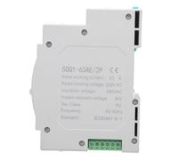 Zerodis Interruptor de Transferencia Automática de Doble Potencia, Interruptor de de Generador 63A 2P 110V con Conmutación Rápida para de CA 50Hz 60Hz (220V)