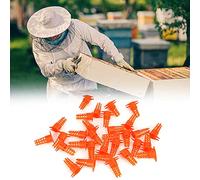 Zerodis Jaula de Abejas para Abejas Reinas con Caja de Alimentación Completa, Equipo de Apicultura, Herramientas para Apicultores, Accesorios de Vida Silvestre para Pájaros Salvajes, 30 Piezas de