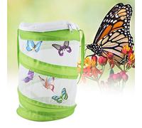 Zerodis Jaula de Reproducción Ventilada Ventilada Plegable para Liberar Mariposas y Reutilizables