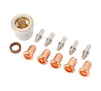 Zerodis Juego de Boquillas de Electrodo para Antorcha de Corte por, Aleación de Latón y Zinc, Herramientas de Precisión para Equipos de PT 60 IPT 60 y PT 40 IPT 40