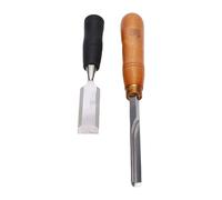 Zerodis Juego de Cinceles para Madera, Herramientas para Tallar con Tapa de Metal, Cincel de Esquina en ángulo Recto, para Manualidades en Madera y Piedra
