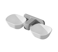 Zerodis Juego de Cuencos de Agua y Comida para Mascotas Montados en la Pared, Cuencos Elevados para Gatos para una Cómoda para Comer, Diseño Que Ahorra Espacio para Gatos y Perros